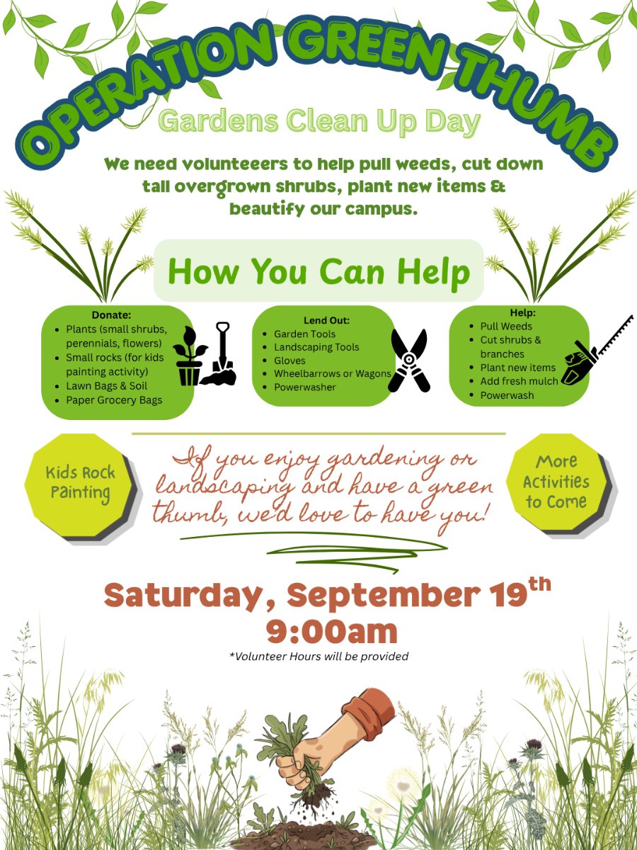 Operation Green Thumb - Garden Clean Up